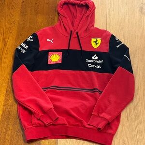 Limited Edition Puma Ferrari Red and Black Racing Hoodie